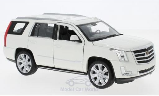 Modellautos Cadillac Escalade 1/24 Welly weiss 2017 Cadillac Escalade 1/24 Welly weiss 2017 modellautos