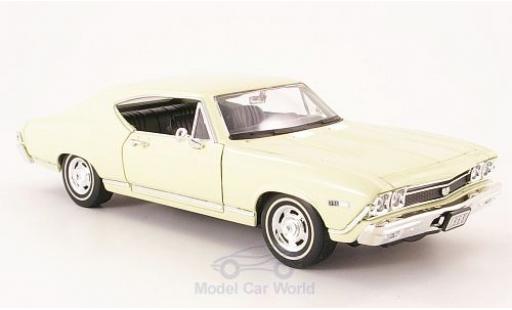 Modellautos Chevrolet Chevelle 1/24 Welly SS 396 beige 1968 Chevrolet Chevelle 1/24 Welly SS 396 beige 1968 modellautos
