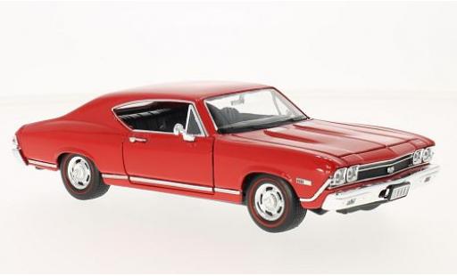 Modellautos Chevrolet Chevelle 1/24 Welly SS 396 rot 1968 Chevrolet Chevelle 1/24 Welly SS 396 rot 1968 modellautos
