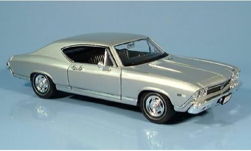 Modellautos Chevrolet Chevelle 1/24 Welly SS 396 silber 1:24 Chevrolet Chevelle 1/24 Welly SS 396 silber 1:24 modellautos