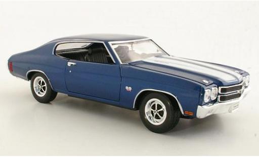 Modellautos Chevrolet Chevelle 1/18 Welly SS 454 met.-blau/weiss 1:18 Chevrolet Chevelle 1/18 Welly SS 454 met.-blau/weiss 1:18 modellautos