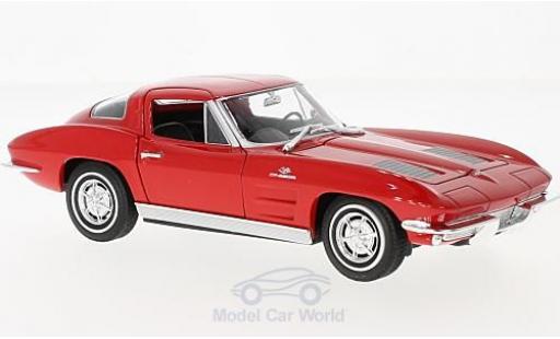 Modellautos Chevrolet Corvette C2 1/24 Welly Sting Ray (C2) rot 1963 Chevrolet Corvette C2 1/24 Welly Sting Ray (C2) rot 1963 modellautos
