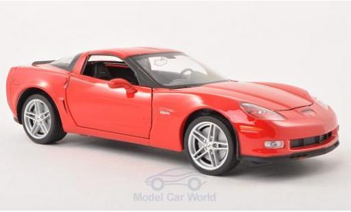 Modellautos Chevrolet Corvette 1/24 Welly Z06 rot 2007 Chevrolet Corvette 1/24 Welly Z06 rot 2007 modellautos