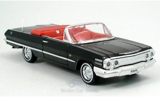 Modellautos Chevrolet Impala 1/24 Welly Cabriolet schwarz 1963 ohne Vitrine Chevrolet Impala 1/24 Welly Cabriolet schwarz 1963 ohne Vitrine modellautos