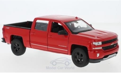 Chevrolet Silverado 1/24 Welly rot 2017 modellautos