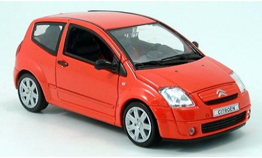 Modellautos Citroen C2 1/24 Welly rot 2004 1:24 Citroen C2 1/24 Welly rot 2004 1:24 modellautos