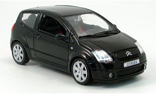 Modellautos Citroen C2 1/24 Welly schwarz 2004 1:24 Citroen C2 1/24 Welly schwarz 2004 1:24 modellautos