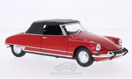 Modellautos Citroen DS Cabriolet 1/24 Welly 19 Cabriolet rot Verdeck geschlossen Citroen DS Cabriolet 1/24 Welly 19 Cabriolet rot Verdeck geschlossen modellautos