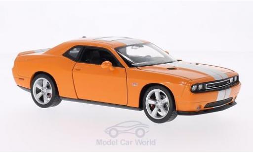 Modellautos Dodge Challenger 1/24 Welly SRT orange/silber Dodge Challenger 1/24 Welly SRT orange/silber modellautos