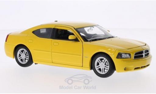 Modellautos Dodge Charger 2006 1/24 Welly R/T gelb 2006 Dodge Charger 2006 1/24 Welly R/T gelb 2006 modellautos