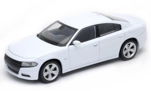 Modellautos Dodge Charger 1/24 Welly R/T weiss 2016 Dodge Charger 1/24 Welly R/T weiss 2016 modellautos