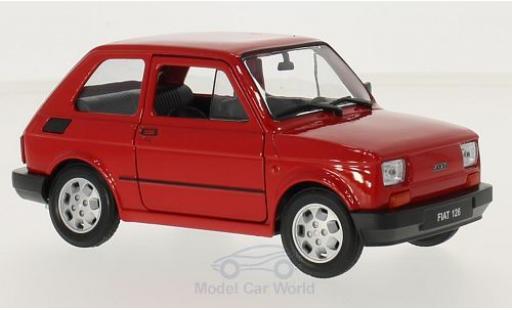 Fiat 126 1/24 Welly rot modellautos