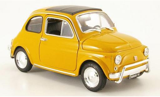 Fiat 500 1/24 Welly ocker 1:24 modellautos
