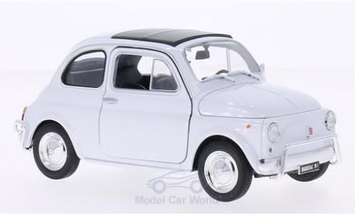 Fiat 500 1/24 Welly weiss modellautos