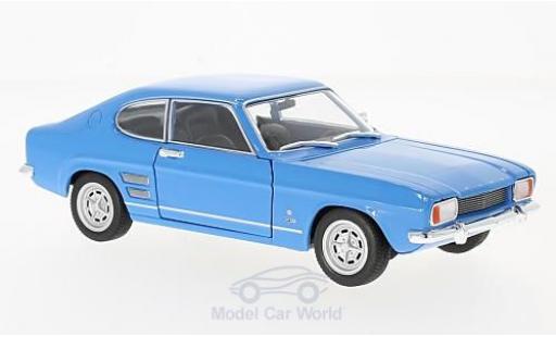 Modellautos Ford Capri 1/24 Welly I 1600 GT XLR blau 1969 Ford Capri 1/24 Welly I 1600 GT XLR blau 1969 modellautos