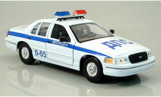 Modellautos Ford Crown 1/24 Welly Victoria Polizei Moskau 1:24 Ford Crown 1/24 Welly Victoria Polizei Moskau 1:24 modellautos
