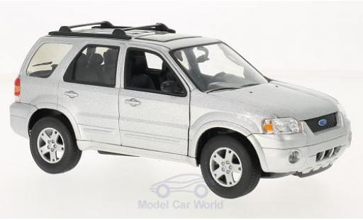 Ford Escape 1/24 Welly Limited silber 2005 modellautos