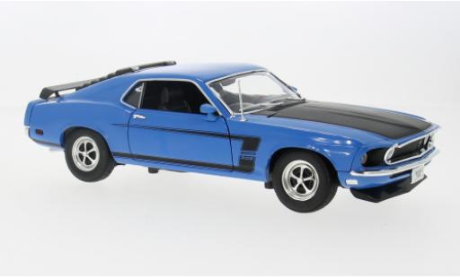 Modellautos Ford Mustang 1/18 Welly Boss 302 blau/schwarz 1969 1:18 Ford Mustang 1/18 Welly Boss 302 blau/schwarz 1969 1:18 modellautos