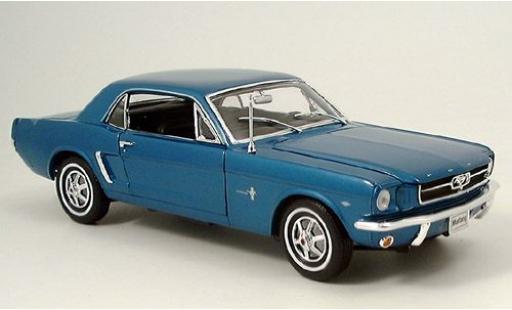 Modellautos Ford Mustang 1/18 Welly Coupe grün 1964 1:18 Ford Mustang 1/18 Welly Coupe grün 1964 1:18 modellautos