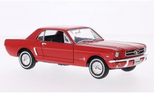 Ford Mustang 1/24 Welly Coupe rot 1964 1:24 modellautos