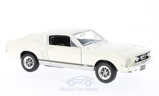 Modellautos Ford Mustang 1/24 Welly GT Fastback weiss 1967 Ford Mustang 1/24 Welly GT Fastback weiss 1967 modellautos