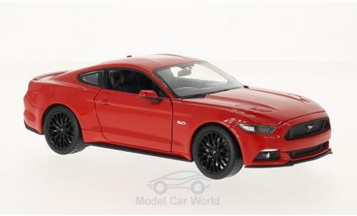 Modellautos Ford Mustang GT 1/24 Welly GT rot 2015 Ford Mustang GT 1/24 Welly GT rot 2015 modellautos
