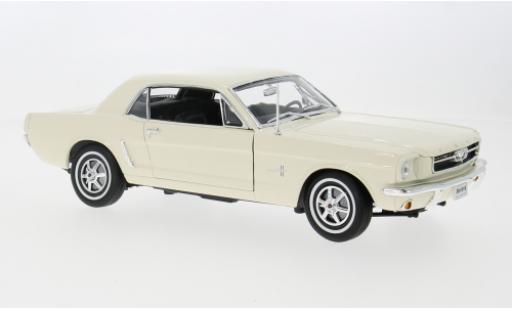 Modellautos Ford Mustang 1/18 Welly Hardtop weiss 1964 1:18 Ford Mustang 1/18 Welly Hardtop weiss 1964 1:18 modellautos