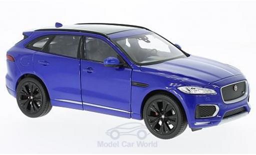 Jaguar F-Pace 1/24 Welly mettalic blau 2016 modellautos
