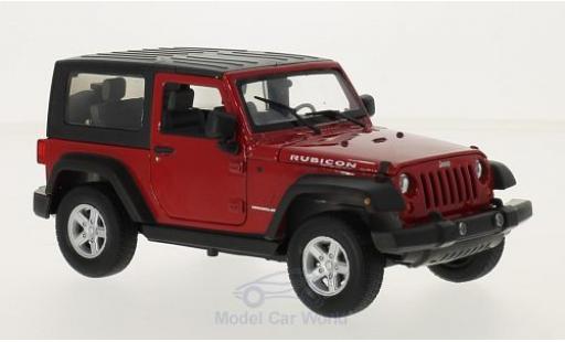 Jeep Wrangler 1/24 Welly rot modellautos