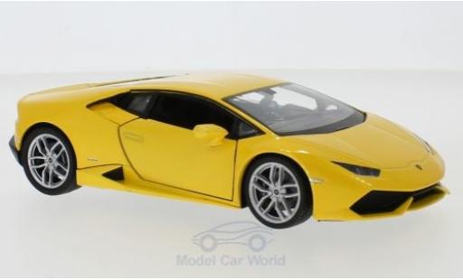 Modellautos Lamborghini Huracan 1/24 Welly LP 610-4 mettalic gelb Lamborghini Huracan 1/24 Welly LP 610-4 mettalic gelb modellautos
