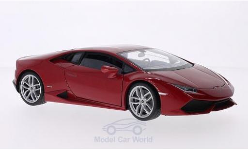 Modellautos Lamborghini Huracan 1/18 Welly LP 610-4 mettalic rot 2014 Lamborghini Huracan 1/18 Welly LP 610-4 mettalic rot 2014 modellautos