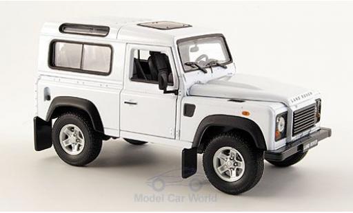 Modellautos Land Rover Defender 1/24 Welly weiss Land Rover Defender 1/24 Welly weiss modellautos