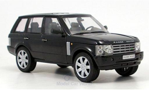 Modellautos Land Rover Range Rover 1/24 Welly schwarz 2003 ohne Vitrine Land Rover Range Rover 1/24 Welly schwarz 2003 ohne Vitrine modellautos