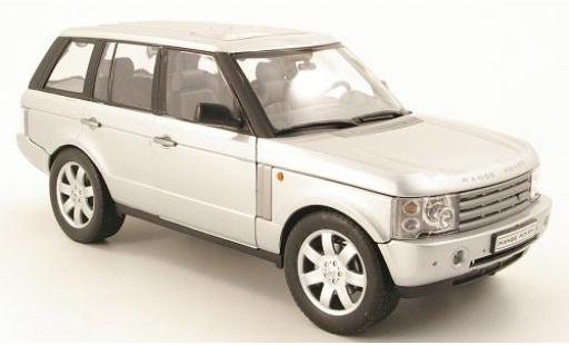 Modellautos Land Rover Range Rover 1/18 Welly silber 1:18 Land Rover Range Rover 1/18 Welly silber 1:18 modellautos