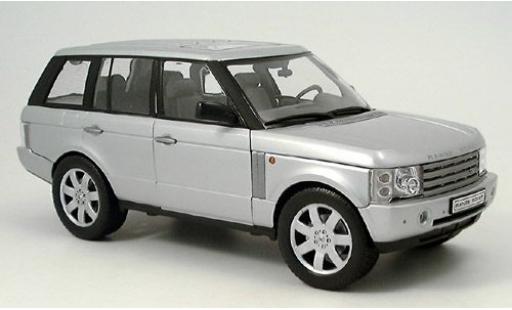 Modellautos Land Rover Range Rover 1/18 Welly silber 2003 1:18 Land Rover Range Rover 1/18 Welly silber 2003 1:18 modellautos