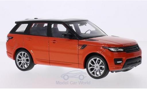 Modellautos Land Rover Range Rover 1/24 Welly Sport mettalic orange/schwarz Land Rover Range Rover 1/24 Welly Sport mettalic orange/schwarz modellautos