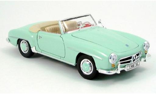 Mercedes 190 1/18 Welly SL Cabriolet grün 1955 1:18 modellautos