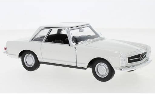 Mercedes 230 1/24 Welly SL (W113) weiss 1963 modellautos