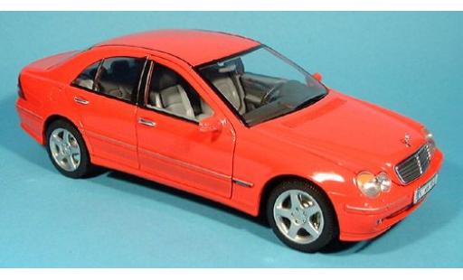 Mercedes Classe C 1/18 Welly rot 2001 1:18 modellautos