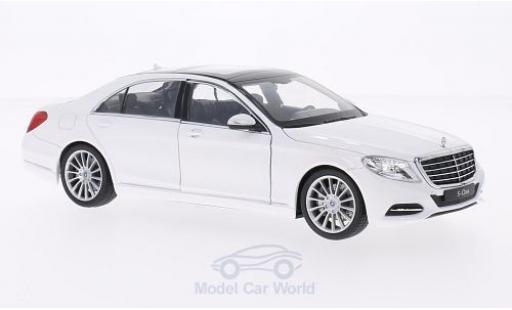 Modellautos Mercedes Classe S 1/24 Welly (W222) weiss 2013 Mercedes Classe S 1/24 Welly (W222) weiss 2013 modellautos