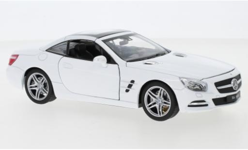 Modellautos Mercedes Classe SL 1/24 Welly SL 500 (R231) weiss 2012 toit fermé Mercedes Classe SL 1/24 Welly SL 500 (R231) weiss 2012 toit fermé modellautos