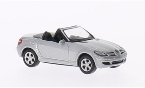 Modellautos Mercedes Classe SLK 1/87 Welly SLK 350 mettalic silber Verdeck ouvert Mercedes Classe SLK 1/87 Welly SLK 350 mettalic silber Verdeck ouvert modellautos