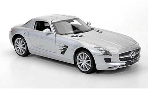 Mercedes SLS 1/24 Welly AMG (C197) silber 1:24 modellautos