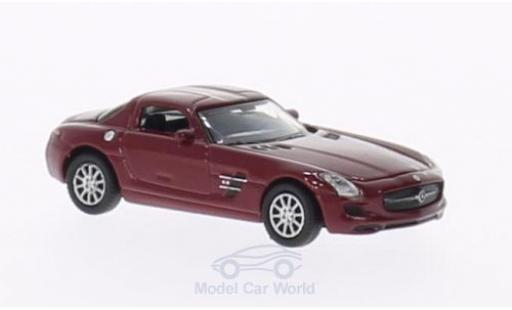 Mercedes SLS 1/87 Welly AMG rot modellautos