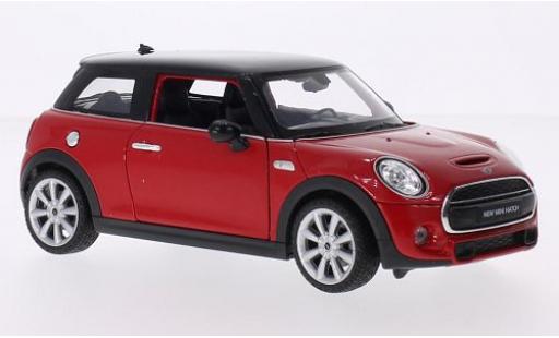 Modellautos Mini Cooper 1/24 Welly S rot/schwarz 2014 Mini Cooper 1/24 Welly S rot/schwarz 2014 modellautos
