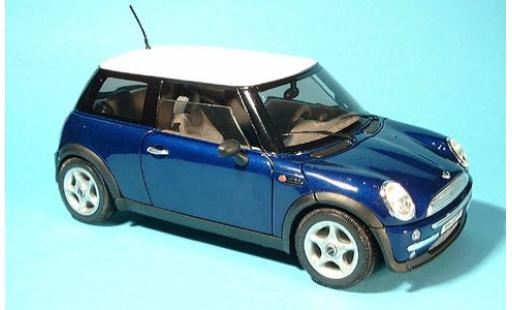 Mini Cooper 1/18 Welly New blau 1:18 modellautos