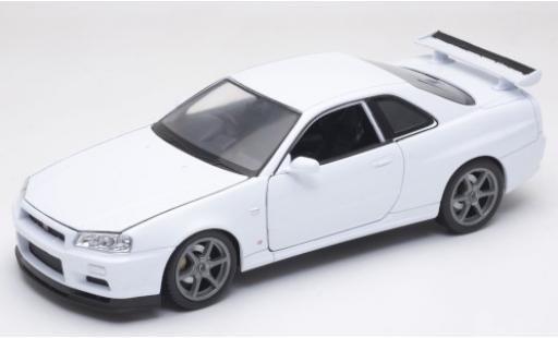 Modellautos Nissan Skyline 1/24 Welly GT-R (R34) weiss RHD Nissan Skyline 1/24 Welly GT-R (R34) weiss RHD modellautos