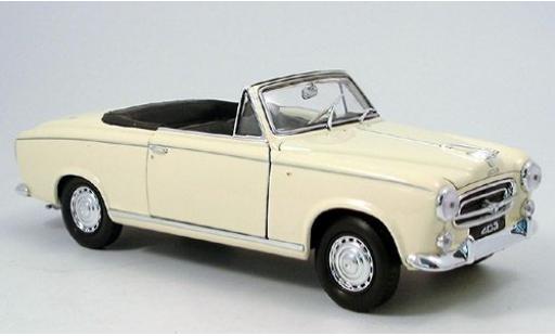 Modellautos Peugeot 403 1/18 Welly Cabrio beige 1957 1:18 Peugeot 403 1/18 Welly Cabrio beige 1957 1:18 modellautos