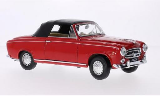 Modellautos Peugeot 403 1/18 Welly Cabriolet rot 1:18 Peugeot 403 1/18 Welly Cabriolet rot 1:18 modellautos