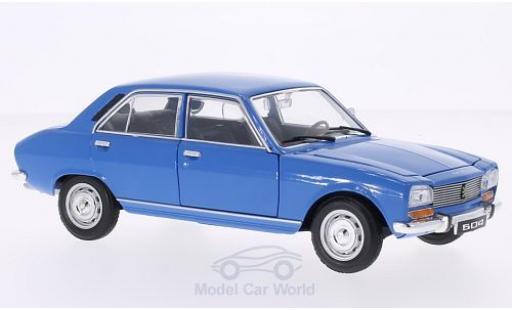 Modellautos Peugeot 504 1/24 Welly blau 1975 ohne Vitrine Peugeot 504 1/24 Welly blau 1975 ohne Vitrine modellautos
